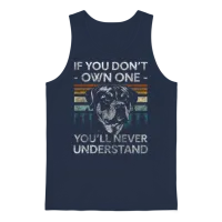 Pedigree Dog Dog Breed Dog Owners Dog School Unisex Tank Top - Navy – 1