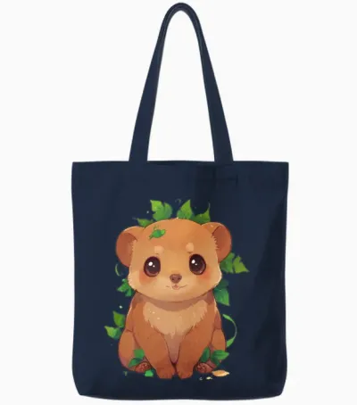 Cute Kinkajou - Cute Animals Tote Bags - Navy