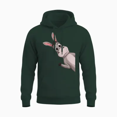 Esel Kinder Jungen Mädchen Unisex Hoodie - Forest