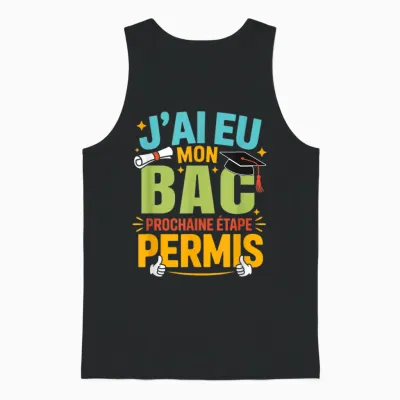 Bachelor I Had My Bac 2025 Prepare Bachelor License Unisex Tank Top - Black