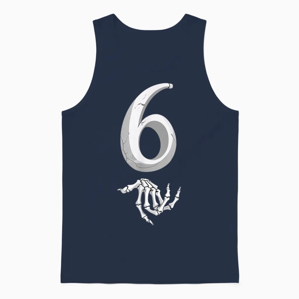Funny 67 Six Seven Meme Couple Matching Halloween Costume Unisex Tank Top in Navy