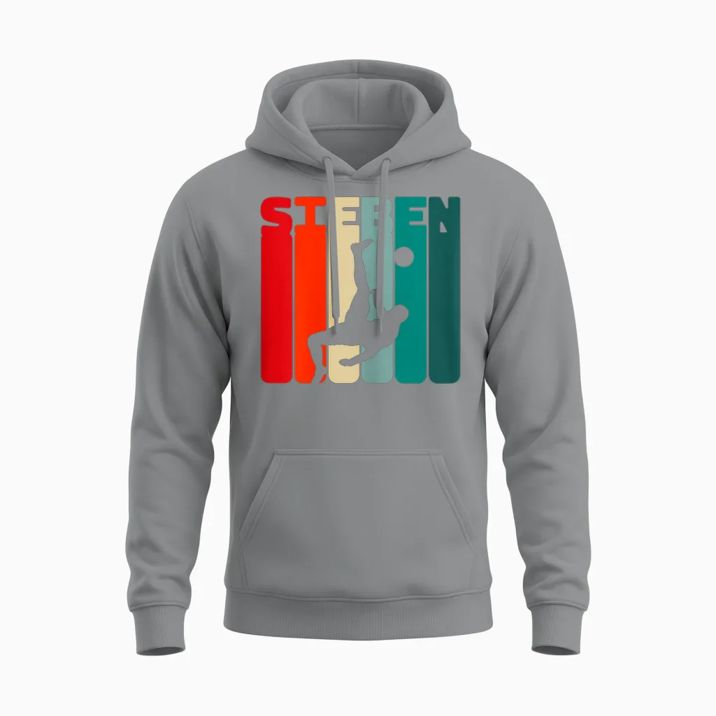 7. Geburtstag Fußballer 7 Jahre Fußball Jungs Unisex Hoodie in Sport Grey