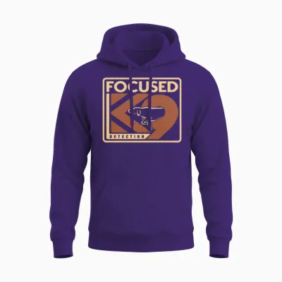 Focused K9 Detection Light Colors Unisex Hoodie - Purple