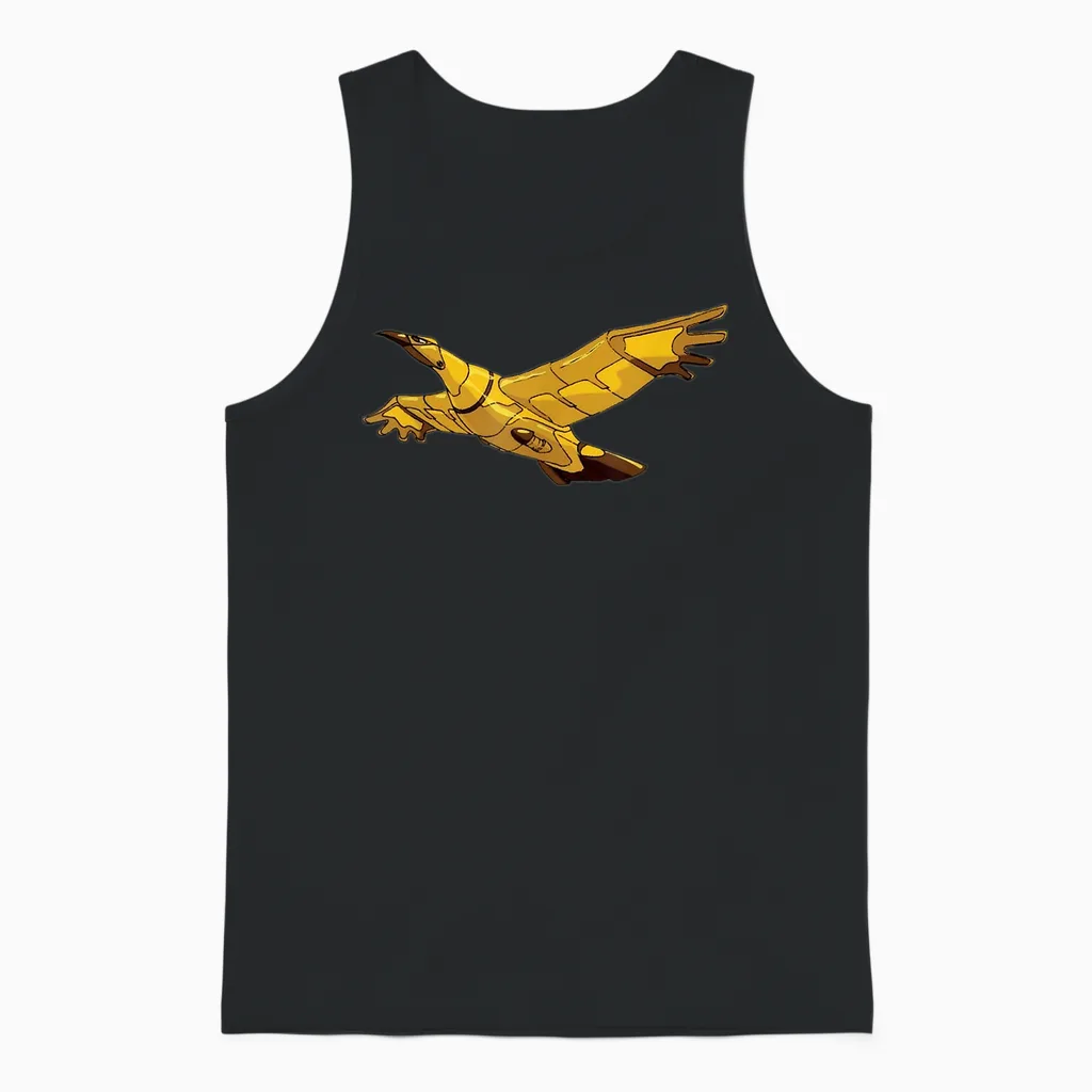 The Mysterious Cities of Gold - Retro Cartoon Kids 80s T-Shirt, Black Unisex Tank Top in Black