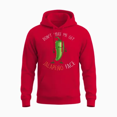 Jalapeno Face Unisex Hoodie - Red