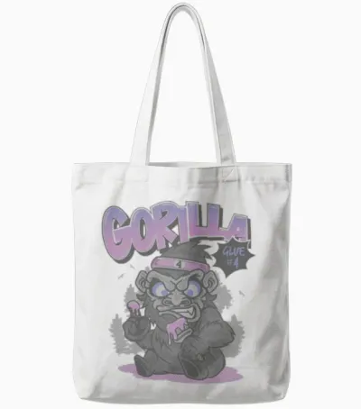 Gorilla Glue Mmxxii Tote Bags - White