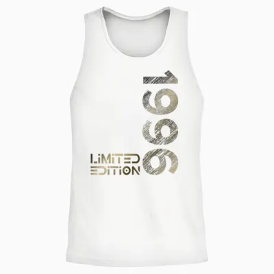 Limited Edition Vintage 1996 Man Woman 30th Birthday Unisex Tank Top - White