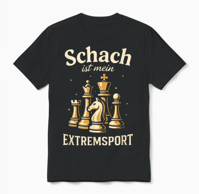 Schach Ist Mein Extremsport - Schachsport Unisex T-Shirt in Black