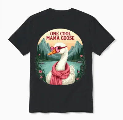 Special Mother's Day Gift for Moms, Grandmas, Unisex T-Shirt - Black