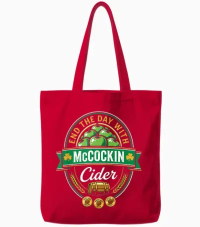 Mccocking Cider Tote Bags - Red