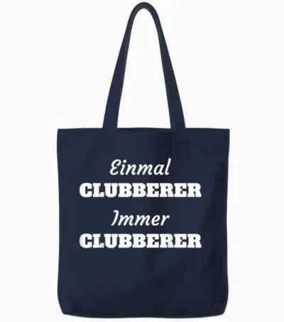 Nürnberg Einmal Clubberer Immer Clubberer Fans Fußball Tote Bags - Navy