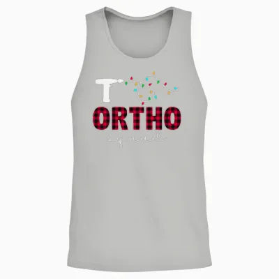 Ortho Squad Orthopedic Ortho Nurse Tech Christmas Unisex Tank Top - Ash