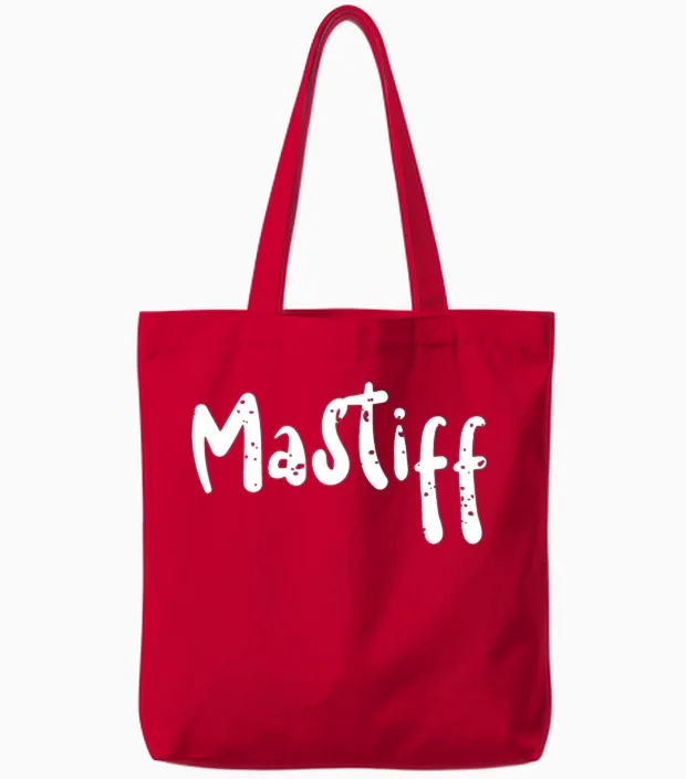 Mastiff - Dogs Dog Lovers Tote Bags in Red