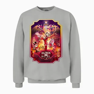 Hazbin Hotel - Poster Art Unisex Sweatshirt - Ash