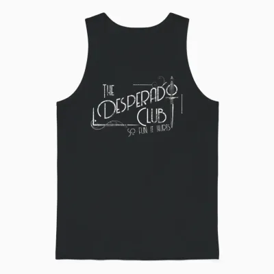 Dungeon Crawler Carl the Desperado Club Sign Sci-Fi Book Unisex Tank Top - Black