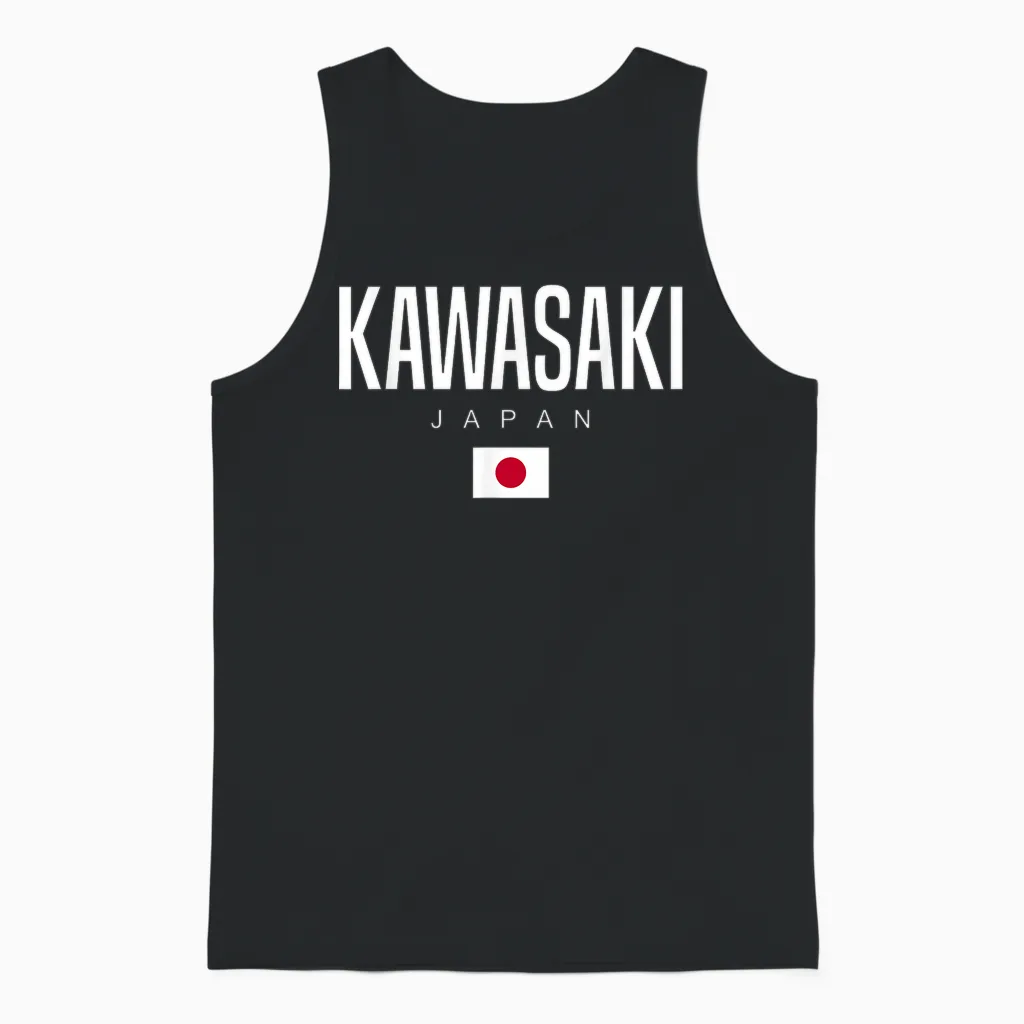 Kawasaki Japan Unisex Tank Top in Black