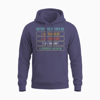Funny Information Technology Tech | Technical Support Gift T-Shirt Small Unisex Hoodie - Heather Sport Dark Navy
