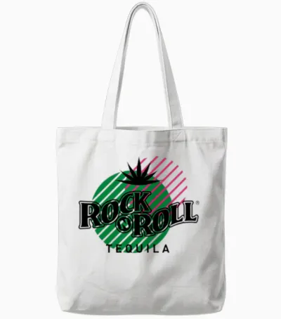 Rock N Roll Tequila Seventh Collection Tote Bags - White
