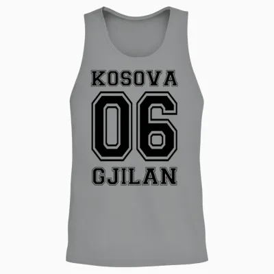 Kosovo Gjilan Albania Shirt Kosovo Gift Unisex Tank Top - Sport Grey
