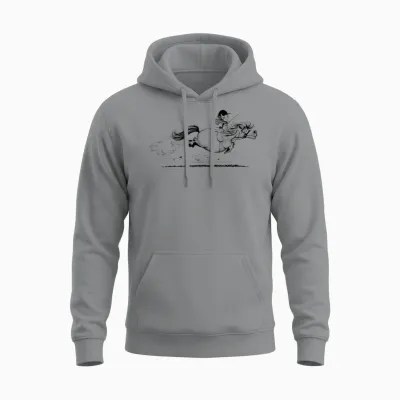 Ponysprint Thelwell Cartoon Unisex Hoodie - Sport Grey