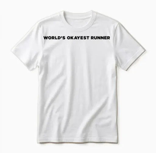 Running Quote - Funny Unisex T-Shirt in White