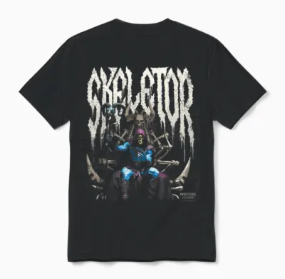 Masters of the Universe: Skeletor-Thron Aus Metall Unisex T-Shirt - Black