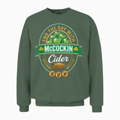 Mccocking Cider Unisex Sweatshirt - Military Green