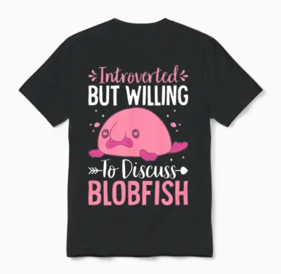 Funny Introvert Unisex T-Shirt - Black