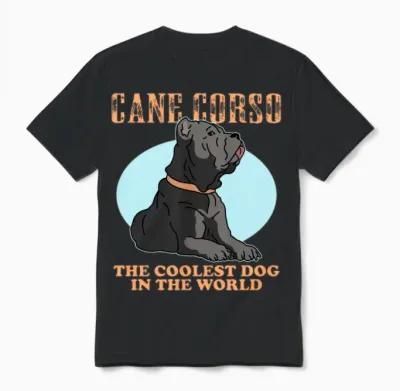 Cane Corso the Coolest Dog Dogs Owner Unisex T-Shirt - Black