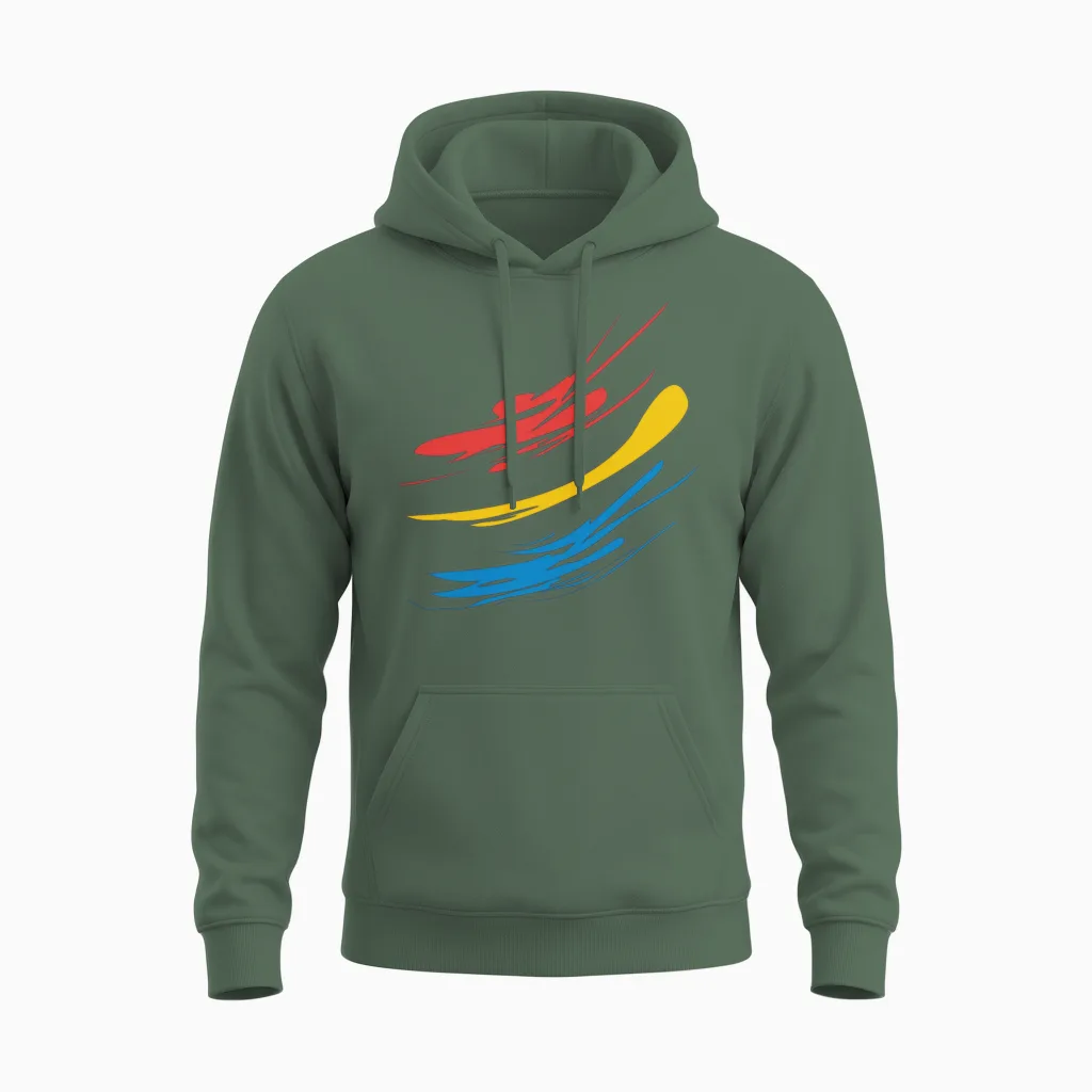 The Mark of Power Unisex Hoodie in Military Green