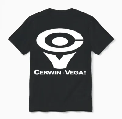 Cerwin Vega Unisex T-Shirt - Black
