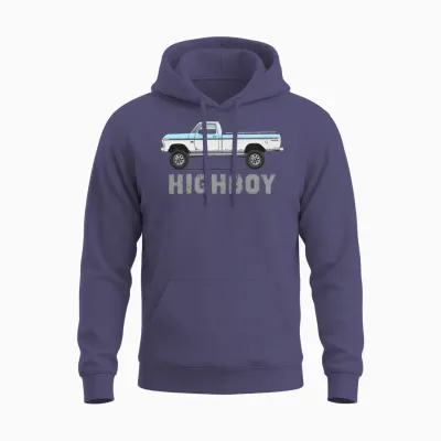 Highboy Wind Blue Unisex Hoodie - Heather Sport Dark Navy