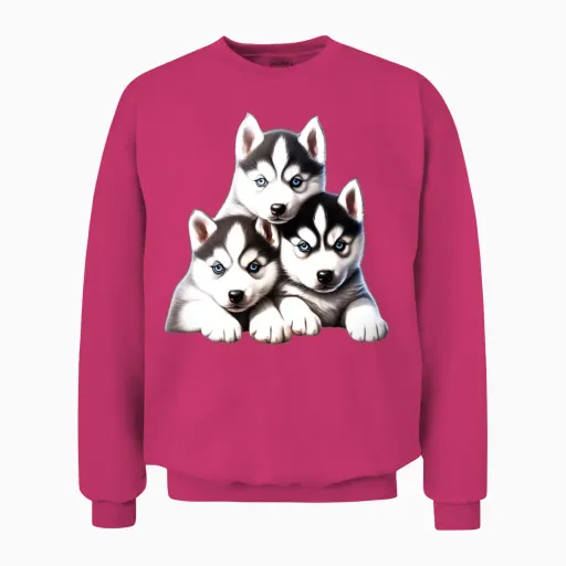 Dog Puppy Unisex Sweatshirt - Heliconia