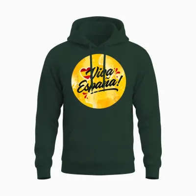 Spanien Flagge Spain Flag Damen Espana Deko Kinder Espana Unisex Hoodie - Forest