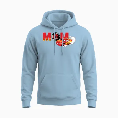 Disney & Pixar's Cars Mom Birthday Gift Mother's Day Unisex Hoodie - Light Blue