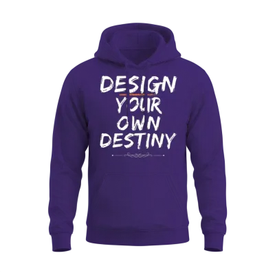 Design Your Own Destiny. Unisex Hoodie - Purple