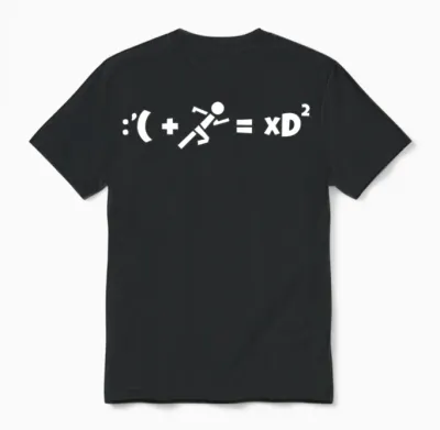 Funny Running Formula Unisex T-Shirt - Black