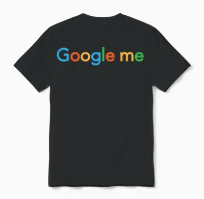 Google Me Unisex T-Shirt - Black