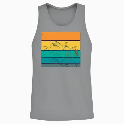 Hiking Unisex Tank Top - Sport Grey