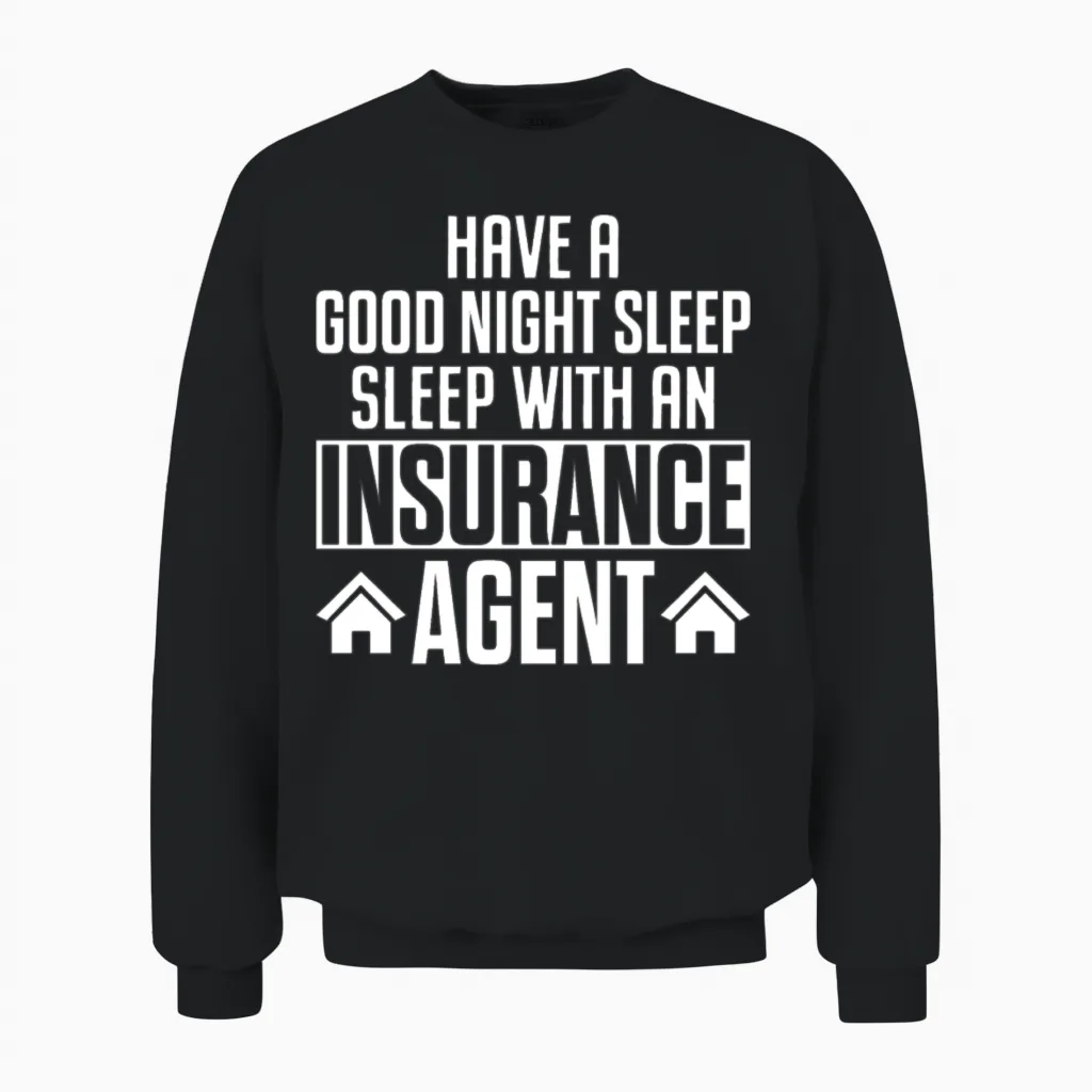 Funny Broker Unisex Sweatshirt in Black
