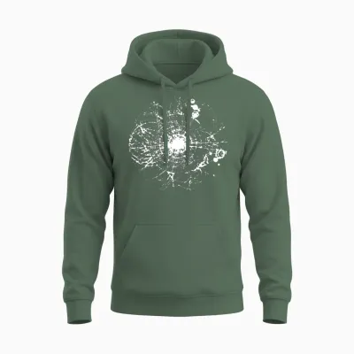 Higgs Boson Quantum Mechanics Lhc Particle Physics Unisex Hoodie - Military Green