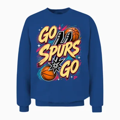Retro Vintage Spurs Unisex Sweatshirt - Royal