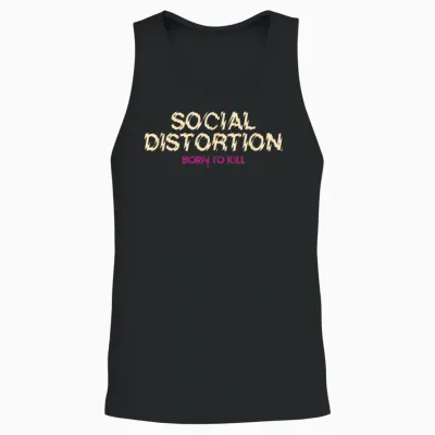 Offizielle Social Distortion Born to Kill Skelly Unisex Tank Top - Black