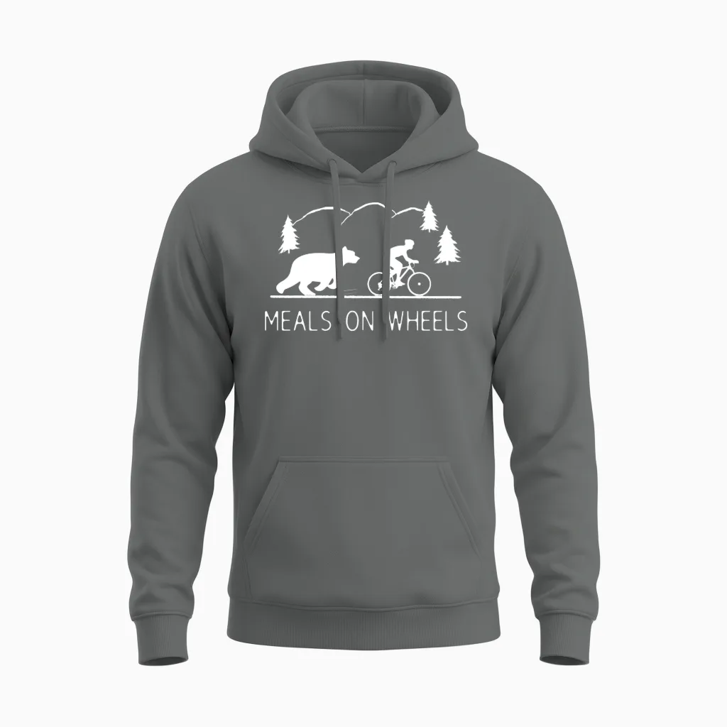 Meals on Wheels Unisex Hoodie in Graphite Heather