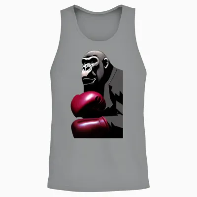 Gorilla, the Mafia Boxer No. 1 Unisex Tank Top - Sport Grey