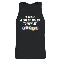Bingo Players, Bingo, Bingo Balls Unisex Tank Top - Black – 2