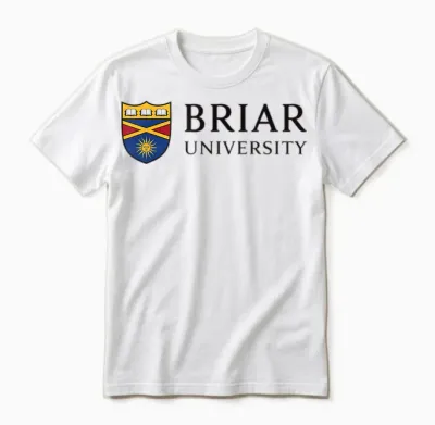 Universität Briar Unisex T-Shirt - White