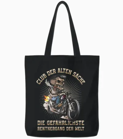 Club Der Alten Säcke Die Gefährlichste Rentnergang Der Welt Tote Bags - Black