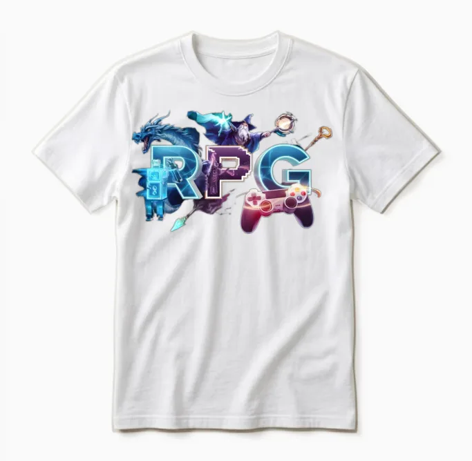 Rpg Fantasy - Gaming/merch - Gaming Unisex T-Shirt in White