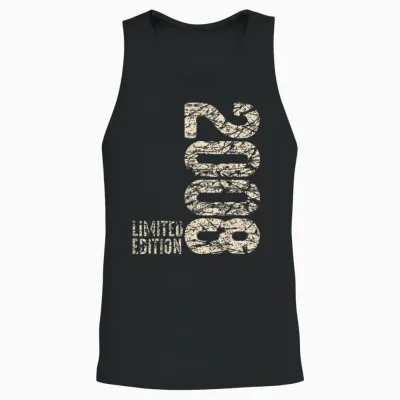 15th Birthday Boy Girl 15 Years 2008 Funny Gift T-Shirt, Black Unisex Tank Top - Black